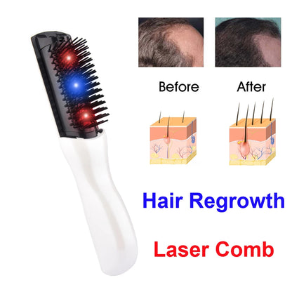 Treatment Massager Brush Electric Infrared Laser Hair Growth Comb Hair Care Styling Hair Loss Regrowth Anti-Hair Loss Therapy