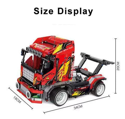 1051PCS 2in1 Bricks Toy Technology Heavy Truck Speed Car Building Blocks City Transport Truck Vehicle Construction Gifts For Boy