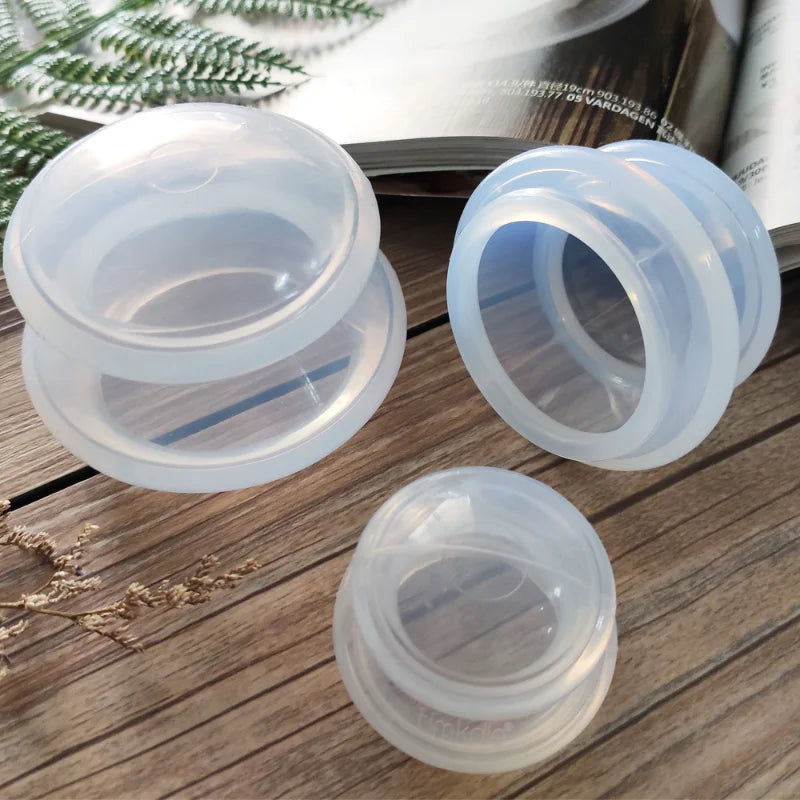 4pcs Silicone Vacuum Cupping Massager for Back GuaSha Cup Body Suction Ventosas Anti-Cellulite Skin Lift Cupping Jars Slim