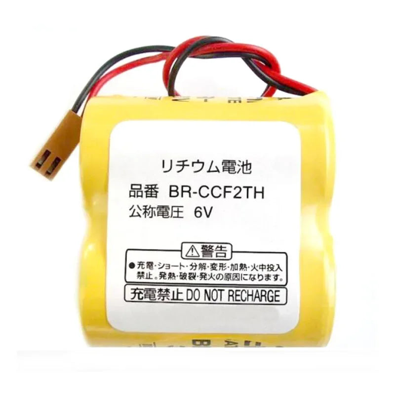 10PCS New Original BR-CCF2TH 6V 5000mAh A06B-6073-K001 A98L-0001-0902 PLC Lithium Battery w/ Plug for Fanuc BR-CCF2TE Batteries