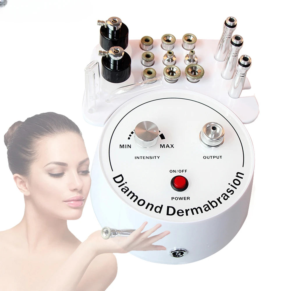 3 in 1 Microdermabrasion Machine Water Spray Exfoliating Facial Beauty Diamond Peeling Dermabrasion Face Skin Care Devices