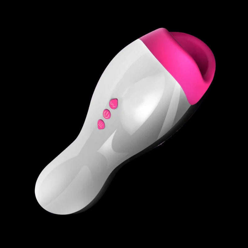 1PCS Male Masturbator Intelligent Heating Realistic Oral Masturbator Cup 12-Speeds Vibrating Pocket Pussy Sex Toys for Men