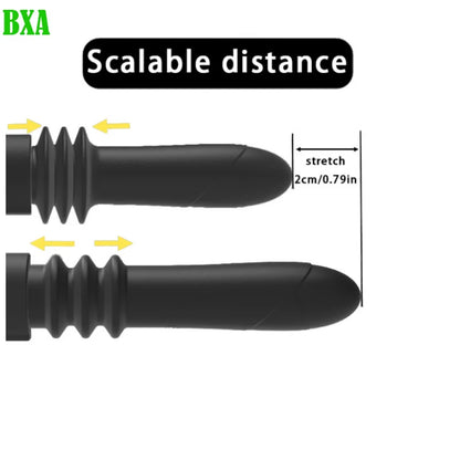 1PCS Sex Pistols 4-Vibration Modes G-Spot Dildos Pistol Automatic Telescopic Gun Masturbation Sex Toys for Woman Female