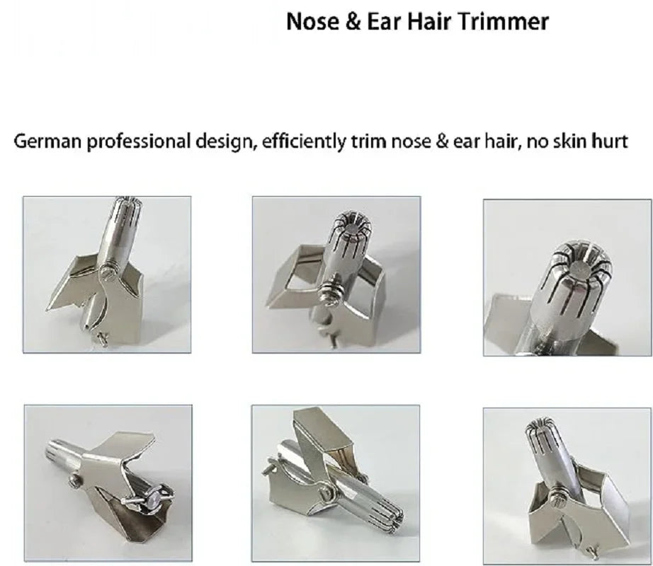 Nose Hair Trimmer For Men Stainless Steel Manual Trimmer триммер для носа Suitable For Nose Hair Razor Washable Nasal 1 Set