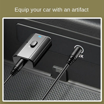 USB Bluetooth Audio Adapter Receiver/Transmitter 2-in-1 Hot Selling 5.0 Hands-Free Car Bluetooth Receiver