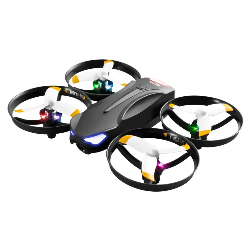 1 Battery RC Mini FPV Drone 4K V16 Colorful LED Helicopters 360° Full Containment Protection VR Aerial Photography Toy