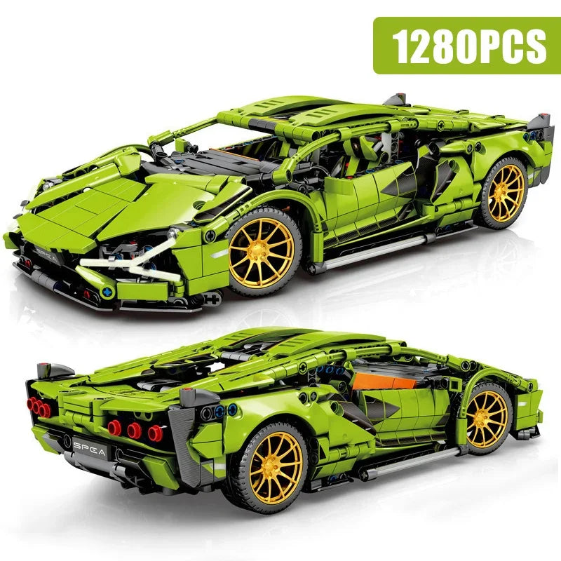 Technical Racing Car Model Building Blocks City Classic Sport Speed Vehicle Compatible 42115 Bricks MOC Adult Gift Toys Children