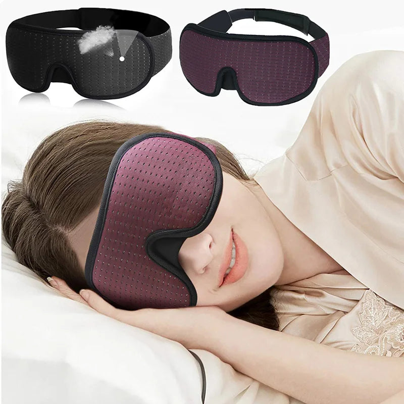 Eyes Sleep Masker Eye Shade Blindfold Sleeping Aid Face Mask Eyepatch 3D Sleeping Mask Block Out Light Soft Padded Sleep Mask