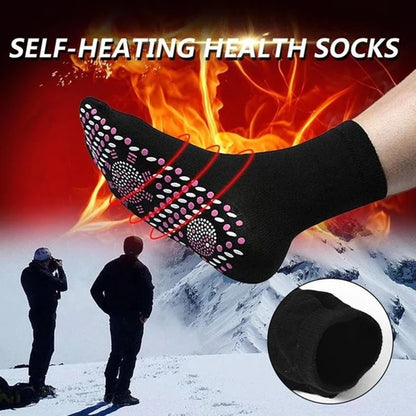 Pair Self-heating Health Care Socks Magnetic Therapy Comfortable Warm Socks Sports Breathable Unisex Foot Massager Care Socks