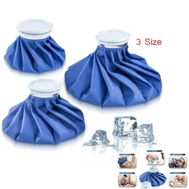 1pc Sport Injury Ice Bag Cap Reusable Health Care Cold Therapy Pack Cool Pack Muscle Aches First Aid Relief Pain Massage Tool