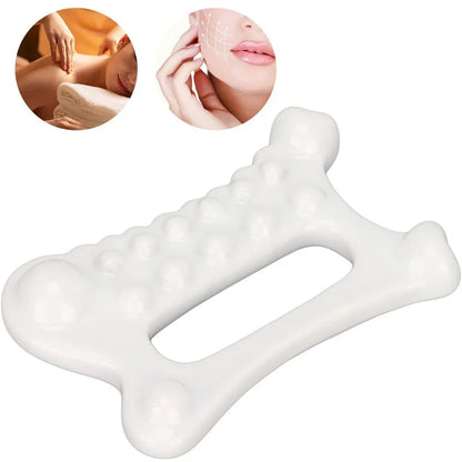 BXA Ceramic Gua Sha Scraper Board Face Massager Gua Sha Tools For Face Lift Slimmer Skin Tightening Facial SPA Massage Tool