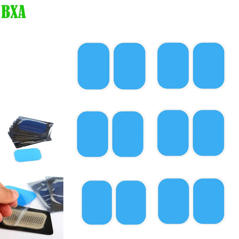 10-50Pcs Abdominal Gel Pads for EMS Trainer Abdominal Gel Stickers Fitness Hydrogel for Abdomen Muscle Stimulator Slim Massager