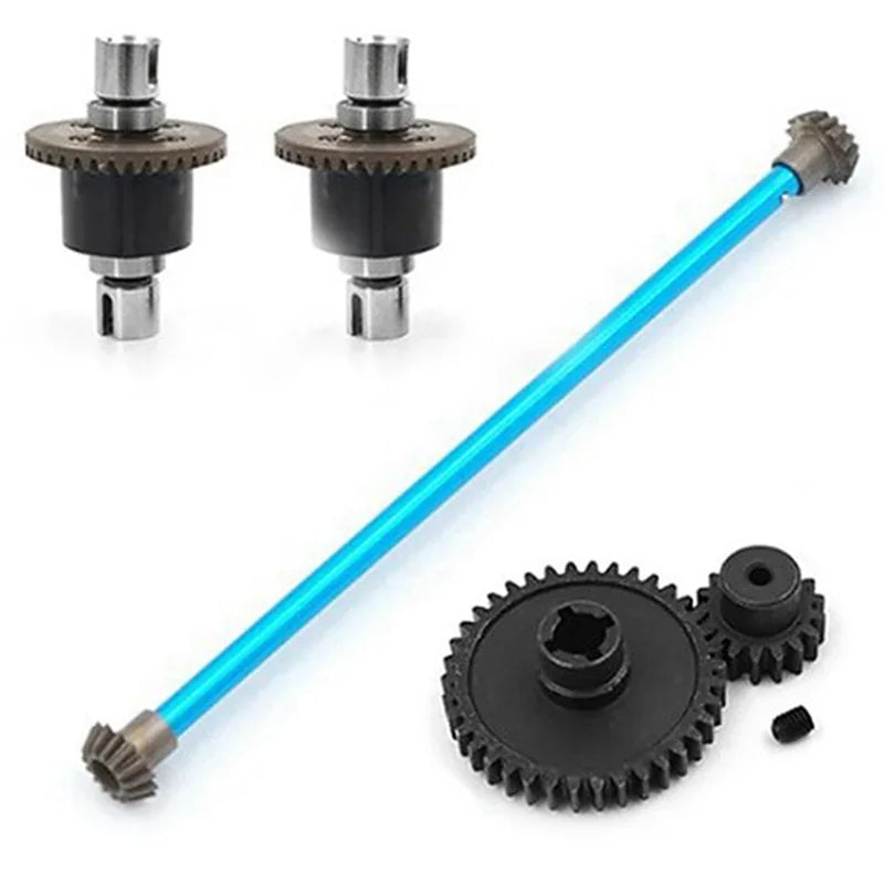 Wltoys 1/18 Front/Rear Complete Differential +Central Driving Shaft +Reduction Gear A949-B A959-B A969-B A979-B