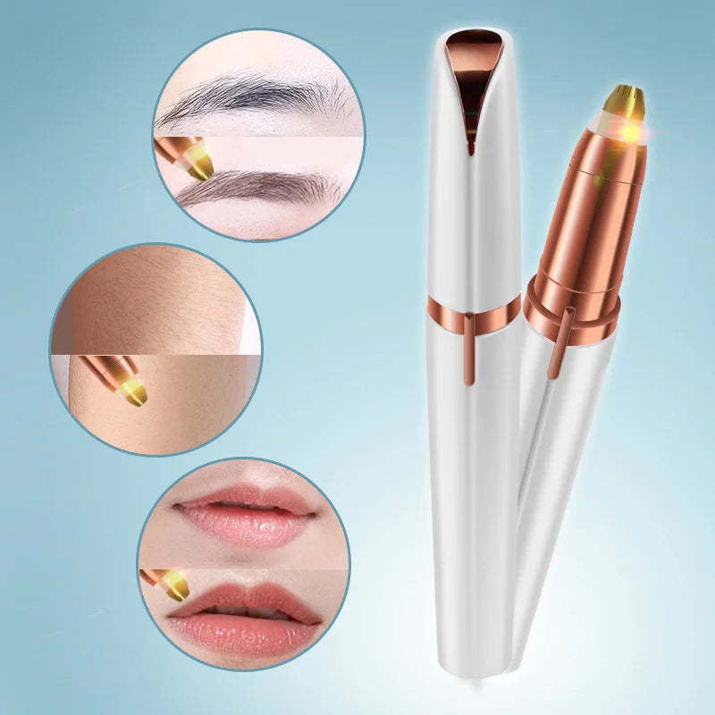 NEW Women Electric Eyebrow Trimmer Women's Eyebrow Pencil Automatic Eyebrow Knife Hair Removal Beauty Trimmer