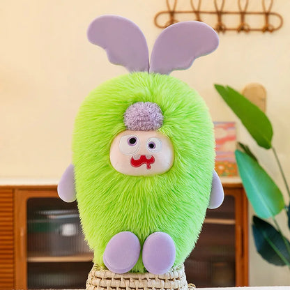 70cm New Monster Carrot Plush Toy Long Hair Monster Dolls Bed Sleeping Throwing Pillow Doll Kids Girlfriend Birthday Gift