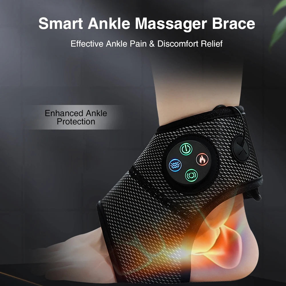 Smart Ankle Support Relaxation Treatment Ankle Massager Foot Compressed Air Massager Multifunctional Electric Vibrating Massager