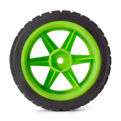 Austar RC Car 4PCS 12mm Hex 67mm Rubber Tires Wheel Rim for 1/10 Rolly HPI WR8 HSP 94177 WLtoys 1/14 144001 RC Car Green