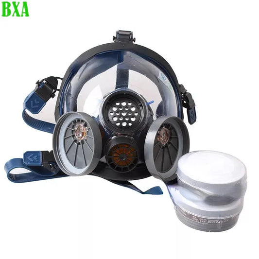 Protection Industrial Painting Spraying Respirator S100x Gas Mask Safety Glasses Work Filter Anti Dust Full Face Mask Reusable