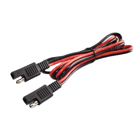 1m Pure Copper 1.31mm² 15A Solar Inverter PV Battery SAE Power Extension Cable (Male To Female)