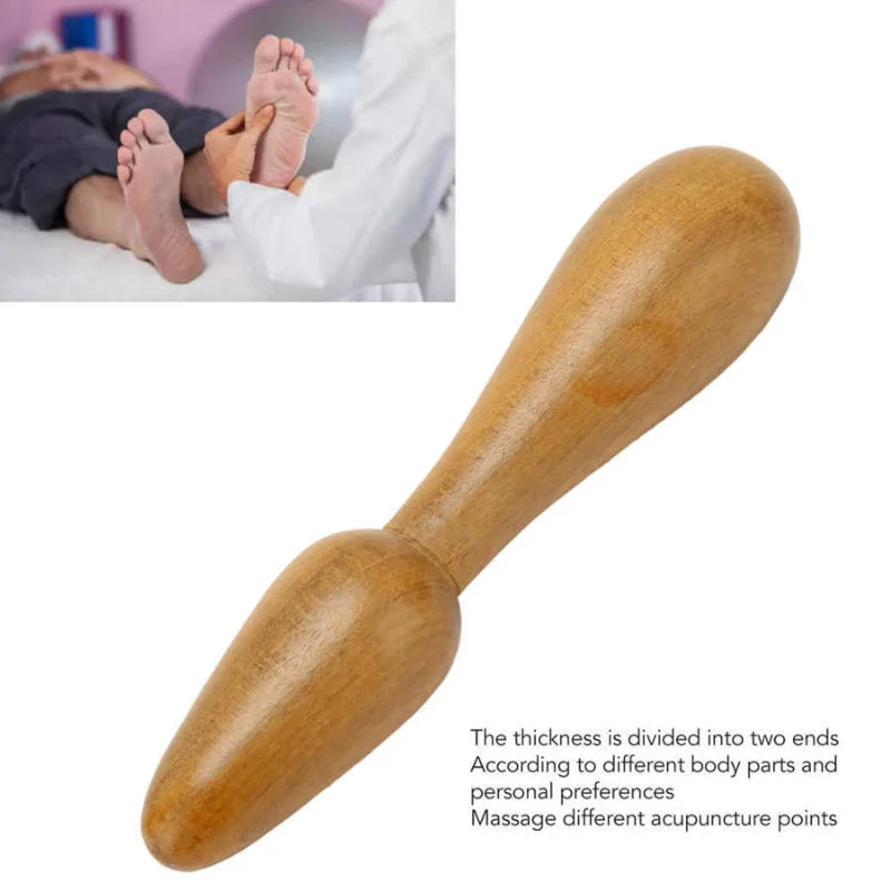 4pcs Wood Body Massage Tool Foot Reflexology Acupuncture Thai Massager Stick Therapy Meridians Scrap Lymphatic Health Care