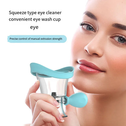 Soft Silicone Eye Wash Cup for Eye Cleaning Rinsing Cup Reusable Bath Eye Wash Cup for Students To Relieve Eye Fatigue Dryness