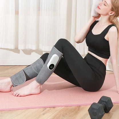 NEW Electric Leg Massager with Heat Compression Blood Circulation Calf Air Muscle Leg Massager Pressure Stress Therapy To Relax