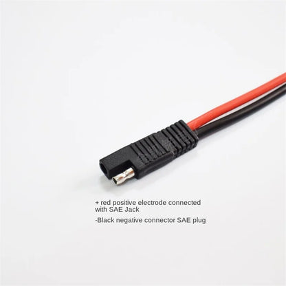 10AWG Pure Copper Quick Battery Connector Solar PV Cable SAE To LP-20 Aviation Plug Wire 40cm