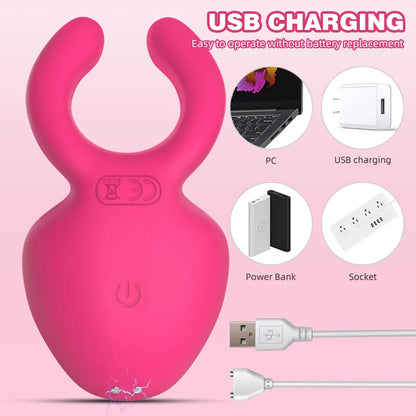 Vibrator Clitoral G-spot Stimulation Massager Three Motor Vibration Female Wearable Vaginal Massage for Women Adult Toy Sex Shop