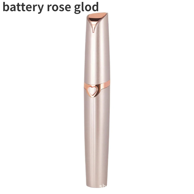 Portable Electric Eyebrow Trimmer Mini Women'S Lipstick Eyebrow Trimmer Usb Rechargeable Electric Eyebrow Trimmer