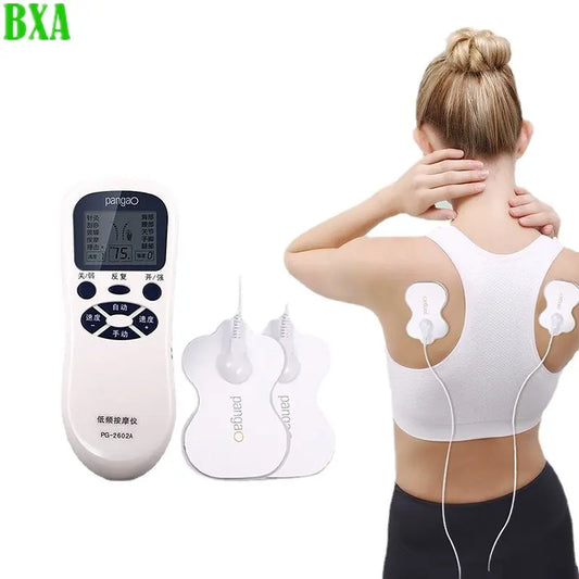 10-Mode EMS Body Massager Electric Tens Muscle Stimulator Massage Kit Relax Muscle Therapy Pulse Tens Acupuncture Massager