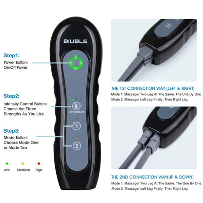 New Electric Foot Air Pressure Leg Massager Promotes Blood Circulation Body Massager Muscle Relaxation Lymphatic Drainage Device