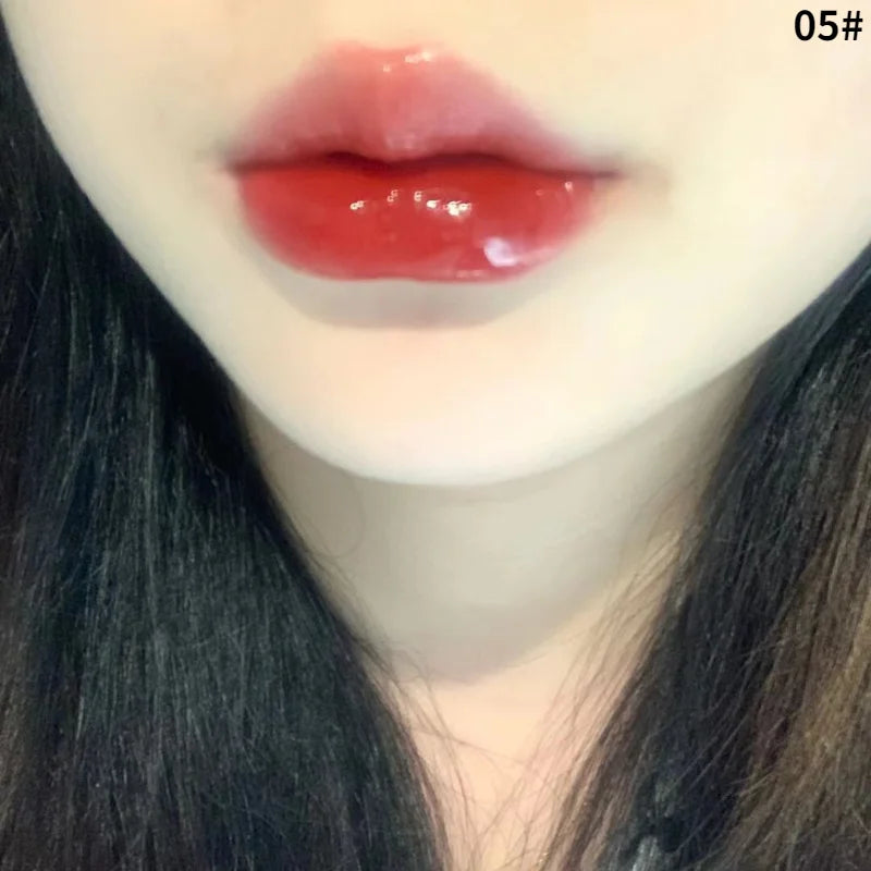 6 Color Bubble Lip Gloss Mirror Water Liquid Lipstick Moisturizing Lipgloss Long Lasting Sexy Lip Tint Makeup Korean Cosmetics