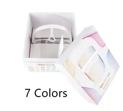 BXA LED Light Therapy Facial Mask 7 Colors Photon Anti-Aging Anti Wrinkle Rejuvenation Wireless Face Mask Skin Care Beatuy