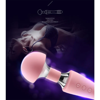 1PCS Powerful 10-Speed Waterproof Vibrator with Header USB Rechargeable Dual Motor Clitoris G-spot Vibrator Sex Toys For Women