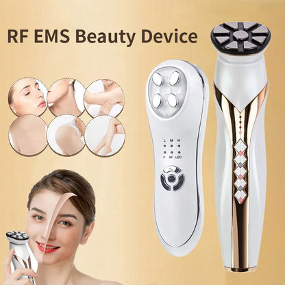 EMS Enhances Anti-aging Deep Cleaning Facial Care Beauty Machine Permanent Facial Vibratory Massager LED Photon Rejuvenation