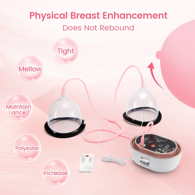 NEW Breast Enhancement Instrument Vacuum Pump Cup Breast Massager Buttock Lifting Electromechanical Nipple Amplification Device