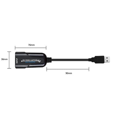 USB To HDMI Video Capture Card - 1080p60 Frame Capture Box, Driver-Free