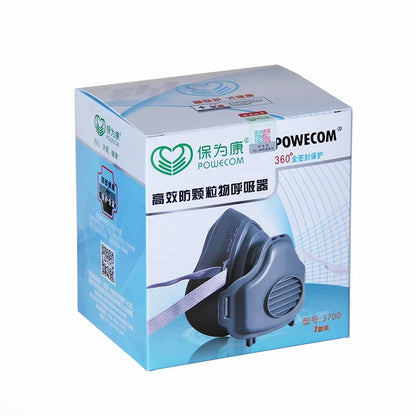 Dust Gas Mask 3700 Sanding Accessory N3703 High Efficiency Filter Cotton Anti-particulate Respirator Can Washed TPR Soft Glue