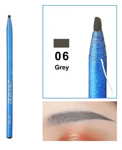 Eyebrow Pencil Waterproof Microblading Eyebrow Pen Stencil Tint Tattoo Eyebrows Makeup Sweat-proof Holding makeup  Brow Pencil