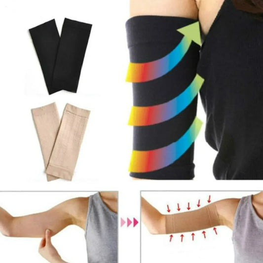 2PC Weight loss Calorie Slim Arm Leg Shaper Fitness Leg Slim Shaper Burning Fat Socks Slim Wrap Arm Shaper Body Slimming Tool