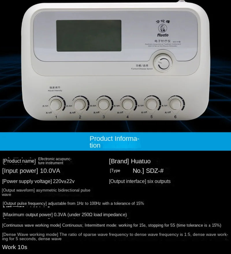 New SDZ-III Electro Acupuncture Nerve And Muscle Stimulator Sdz-Iii Electroacupuncture Therapy Physical Stimulation Therapy