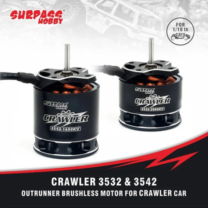 SUPASS 3542 Brushless Motor for 1/10 1/12 Remote Control Tank with Car Toys Accessories