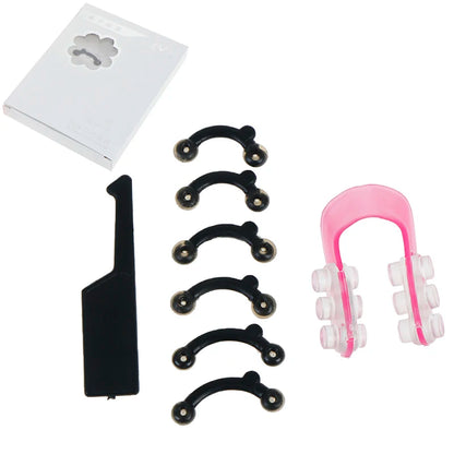 1Set Female Upper Nose Clip 3 Sizes Beauty Upper Nose Lifting Bridge Plastic Massage Tool Painless