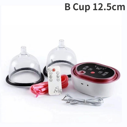 Electric Vacuum Massager Breast Massage Suction Cup Enlargement Pump Enhance Nipple enhancer button lifting Nipples Sucker