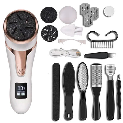 NEW Digital Display Foot Callus Removal Kit Rechargeable Callus Remover Portable Foot File Rigid Crack Dry Skin Pedicure