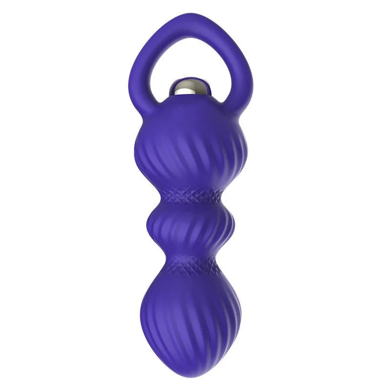 1PCS Silicone 4 Style Quiet Vibrating Anal Plug Prostate Massager Butt Plug Anal Beads Masturbator Sex Toys for Men Women