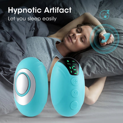 Handheld Sleep Aid Device Mini Portable Sleep Aid Artifact Hypnotic Resourceful Sleepers EMS Pulse Stimulation USB Charging