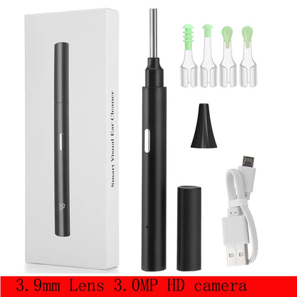 Ear Cleaner Endoscope Ear Cone WiFi Ear Mirror HD 1080P Wireless Ear Five-axis Gyroscope Ear Wax Removal Tool Ear Wax Cleaner