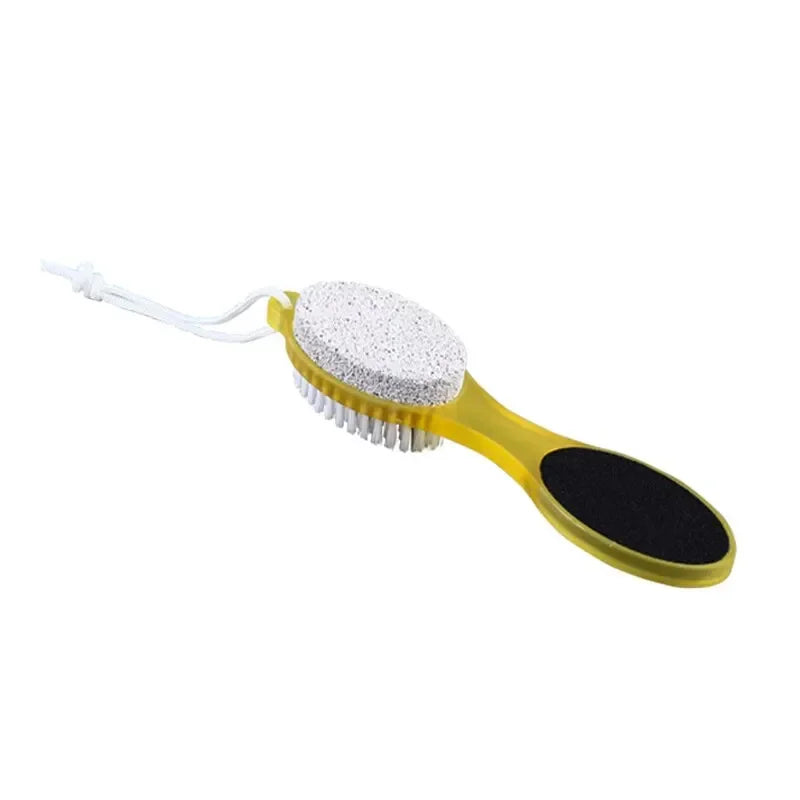 BXA Foot File Pumice Stone 1pc Dead Skin Remover Brush Pedicure Grinding Tool Random Color Hot Selling 4 Side Use