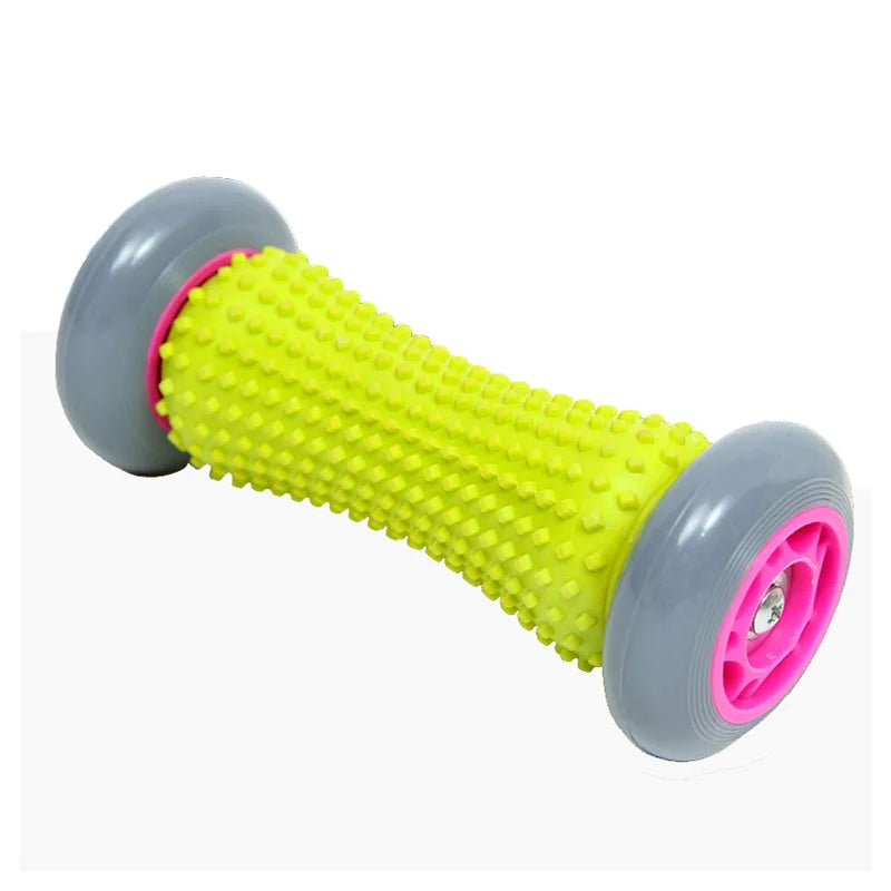 Foot Roller Massage Relives Plantar Fasciitis and Heel Arch Pain Reflex Massage Back Leg Hand Muscles Relax Heat